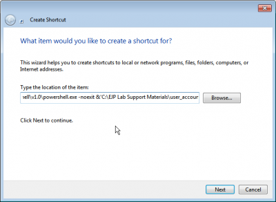 Filling details of shortcut.png