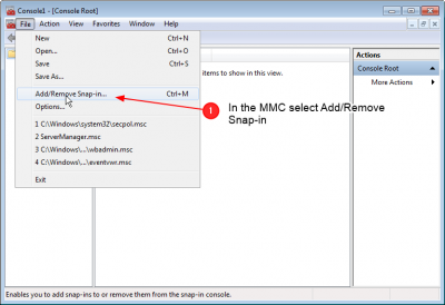 Mmc add remove snapin.png